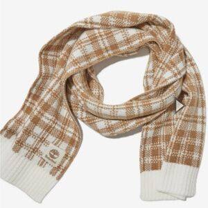 NWT Timberland plaid soft knit scarf.